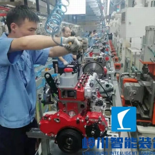 柴（chái）油發動（dòng）機裝配流水線