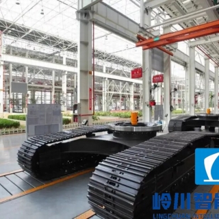 挖掘機總裝（zhuāng）生產線