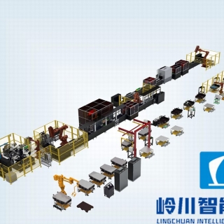 方形電池模組裝配生產線
