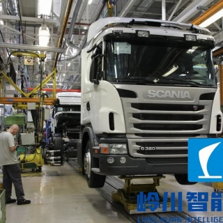 自卸車（chē）裝配流水線