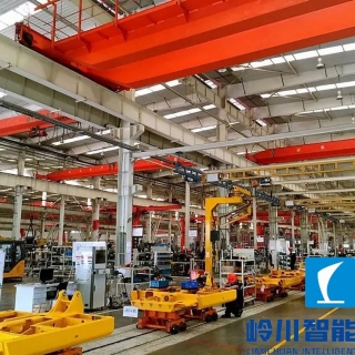 挖掘機底盤裝配流水線（xiàn）